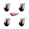 Service Caster 4 Inch Kingpinless Phenolic Wheel Swivel Top Plate Caster SCC, 4PK SCC-KP30S420-PHR-4 - alternate 4